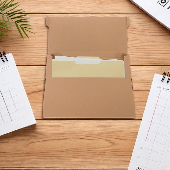 OFFIGAM 20Pcs Record Mailer Box with Sturdy Kraft Paper for Safe Vinyl Album Shipping and Storage