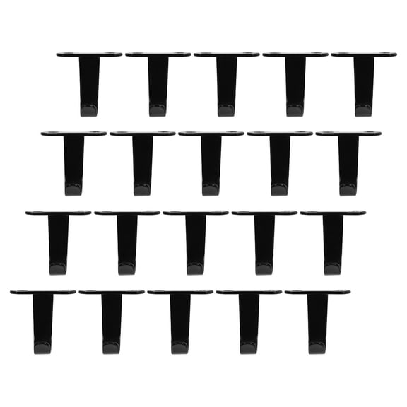 OFFIGAM 20 Pcs Stainless Steel Screw Mounted Hooks for Kitchen, Space Saving Hanging Storage Solutions