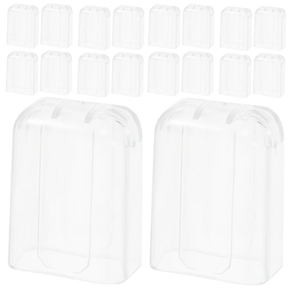 OFFIGAM Set of 20 Soft Electric Toothbrush Covers for Adults - Protective Brush Caps for Oral Hygiene