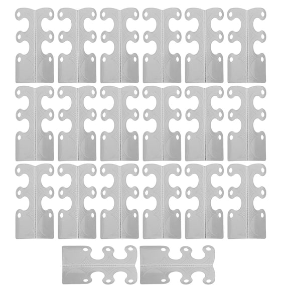 OFFIGAM White Vintage Alloy Corner Guards for Wooden Boxes and Cabinets Home Use