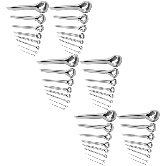 OFFIGAM 220Pcs Roll Pin Set Stainless Steel for Car Garage and Mechanical Fastening