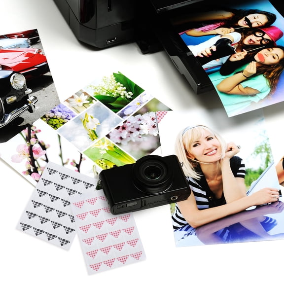 OFFIGAM 24 Pieces Picture Mounting Corners Assorted Color for Scrapbooking Albums General Users