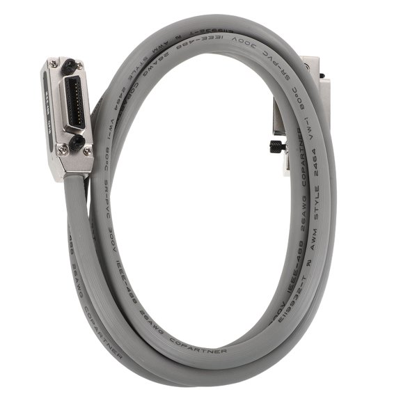 OFFIGAM 24 Pin GPIB Interface Cable with Metal Connectors for Test Equipment, Data Acquisition, Lab Instrument Connection