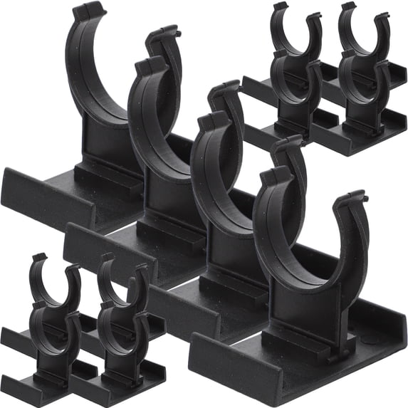 OFFIGAM 24-Pack Black Furniture Leveler Clips for Kitchen Cabinets with Heavy Duty Load Bearing Legs