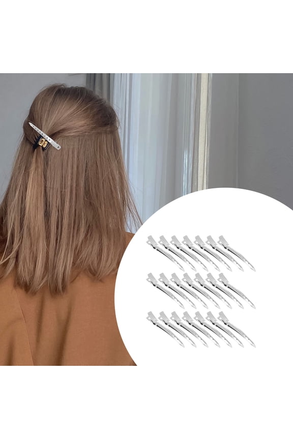 24 Pcs Clips Aluminum Alloy Hair Sectioning Clips for Styling and Ceremonies