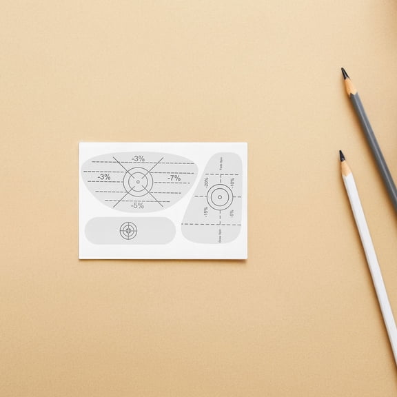 OFFIGAM 25Pcs Golf Club Impact Stickers for Spot Training and Accurate Golf Swing Feedback