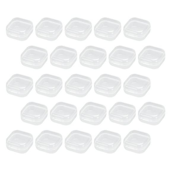 OFFIGAM Bead Storage Cases Plastic Transparent 25Pcs