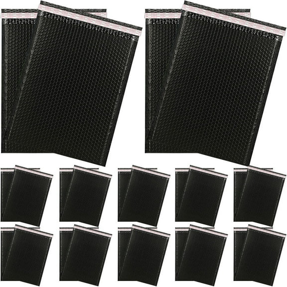 OFFIGAM Bubble Mailer Bag Padded Bubble Mailers Plastic Dustproof Packaging 20Set 12.58x10.22in