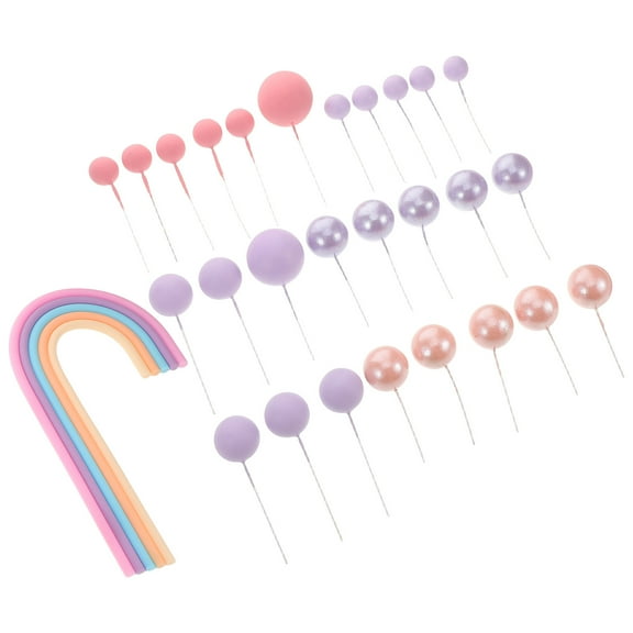 OFFIGAM Cake Decoration Set 28 Pieces Assorted Colors for Baking and Party Cake Decor Supplies