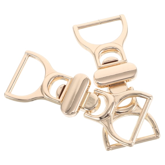 OFFIGAM 2PCS Handmade Decoration Fastener Alloy Coat Buckle Accessory for Women Daily Use with Adjustable Length