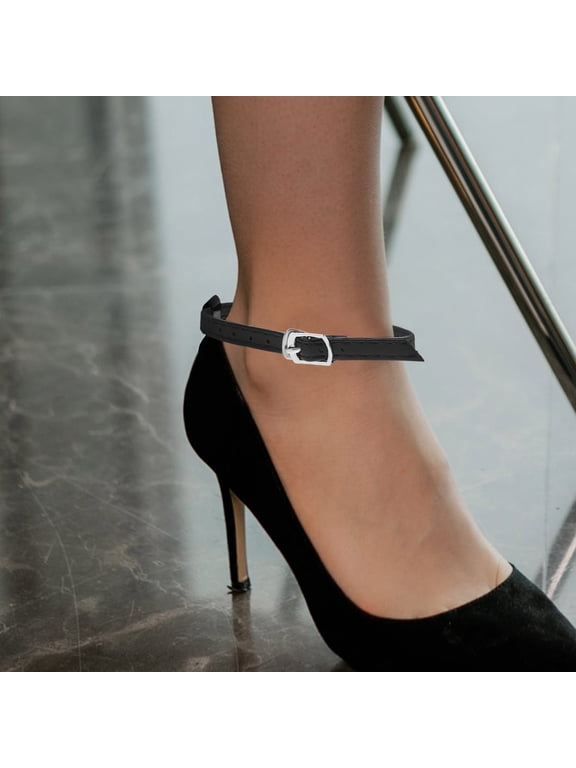 2Pairs Assorted Color Decorative Shoe Straps for Heels Adjustable Ankle Straps for Comfortable Secure Fit