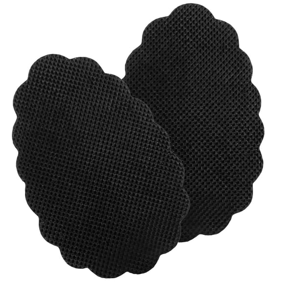 OFFIGAM 2 Pairs Shoe Sole Protectors Black Anti- Traction Covers for Women Walking on Ice Snow Winter Safety