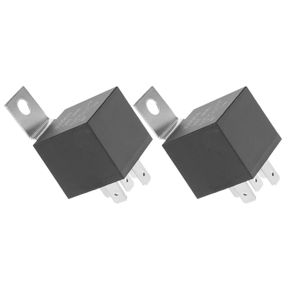 OFFIGAM 2Pcs 40 Amp Automotive Relay for Car Starter with Stable Performance and Easy Installation