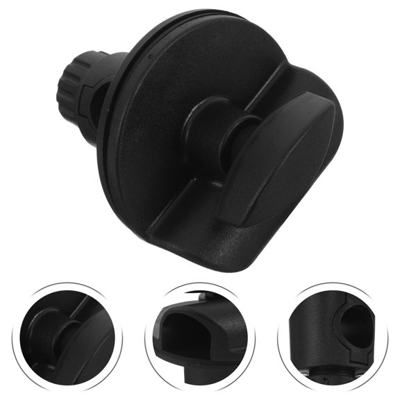 OFFIGAM 2Pcs Universal Black Mic Clip Holder Adapter for Various Microphone Stand Designs