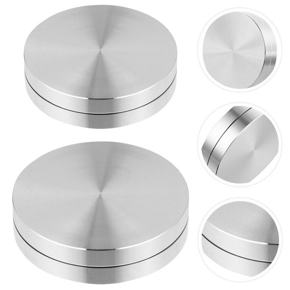 OFFIGAM 2Pcs Aluminium Alloy Turntable Bearing with Rotating and Fixing Functions for Beginners