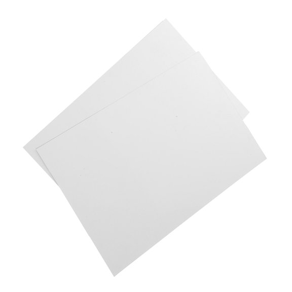 OFFIGAM 2Pcs Aluminum Blank Signs White Metal Sublimation Plates for Exhibition and Retail Advertising