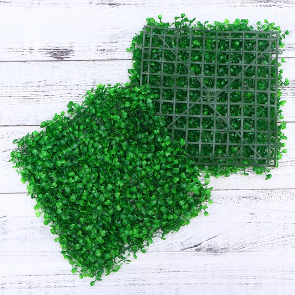 OFFIGAM 2Pcs Artificial Grass Green Durable Material for Micro Landscape Garden Decoration
