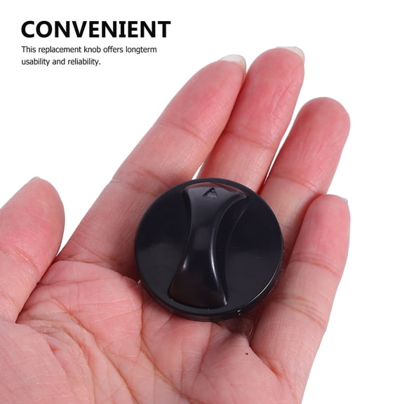 OFFIGAM 2-Pack Black Fan Control Knobs Replacement for Electric Fan Timer, Universal Fit, Easy to Install and Design