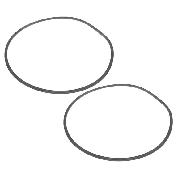 OFFIGAM 2Pcs Black Rubber Bar Stool Base Ring Floor Protectors Noise Reducing Chair Foot Pads