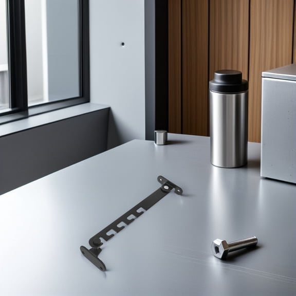 OFFIGAM Window Track Lock Adjustable 5-Level Limiter Black Carbon Steel Home Use 2Pcs