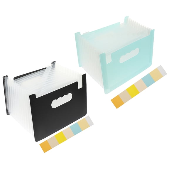 OFFIGAM 2Pcs Lightweight Small File Holder Organizer for Home and Office