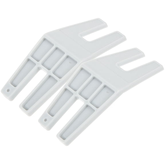 OFFIGAM 2-Pack Double-Sided Plastic Button Plates for Sewing Machines, Perfect for Home Sewing, Crafting, Projects and More