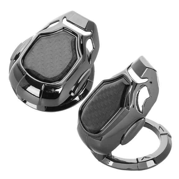 OFFIGAM Automobile Start Stop Button Sticker Start Button Protection Black 2Pack