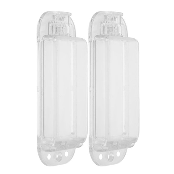 OFFIGAM 2Pcs Clear Toggle Light Switch Covers Waterproof Plastic Protector for Home Wall Plates