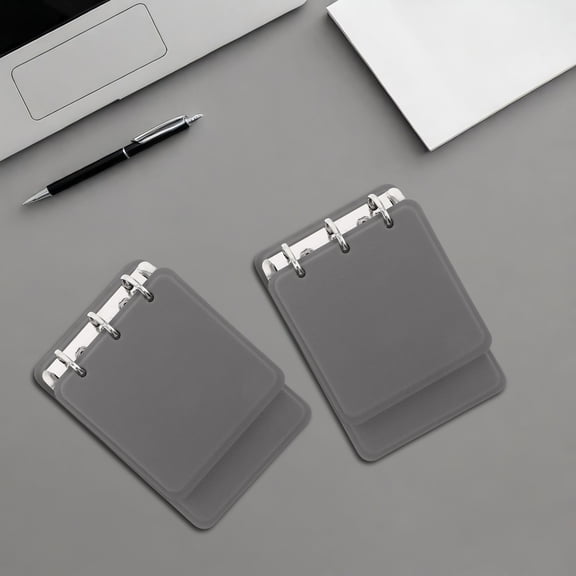 OFFIGAM 2-Pack Compact Pocket Memo Pads, Gray Top Notebooks for Travel, Meetings, Quick Notes, Portable Writing Pads