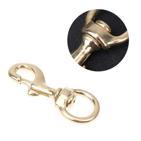 OFFIGAM 2Pcs Copper Hook Buckle Golden Metal Clip for Bag Rope Chain DIY Accessories