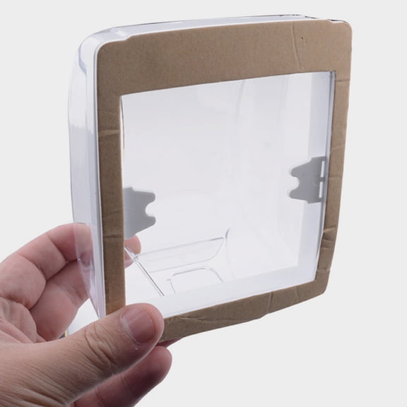OFFIGAM Weatherproof Transparent Doorbell Cover, 2-Pack Outdoor Protective Shield for Home Security and Doorbell