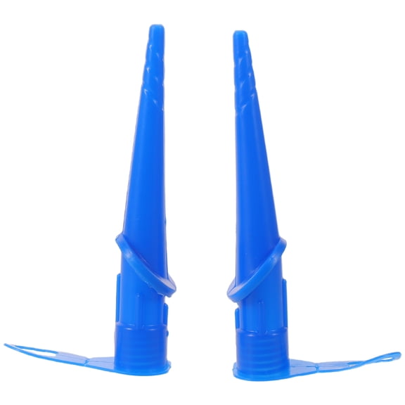 OFFIGAM 2Pcs Durable Plastic Caulk Extension Nozzle for Bathroom Kitchen Flooring Sealing Applications