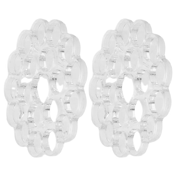 OFFIGAM 2Pcs Durable Spiral Floral Ring Vase Insert for Quick Installation and Long Term Stem Support