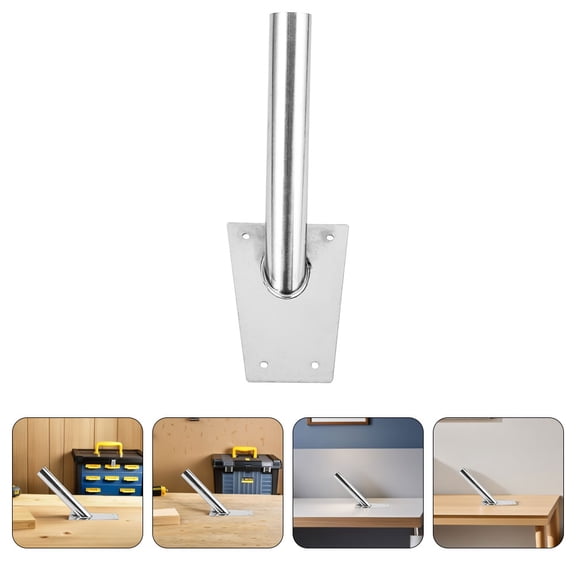 OFFIGAM Base Stand Flag Holder Silver 2Pcs