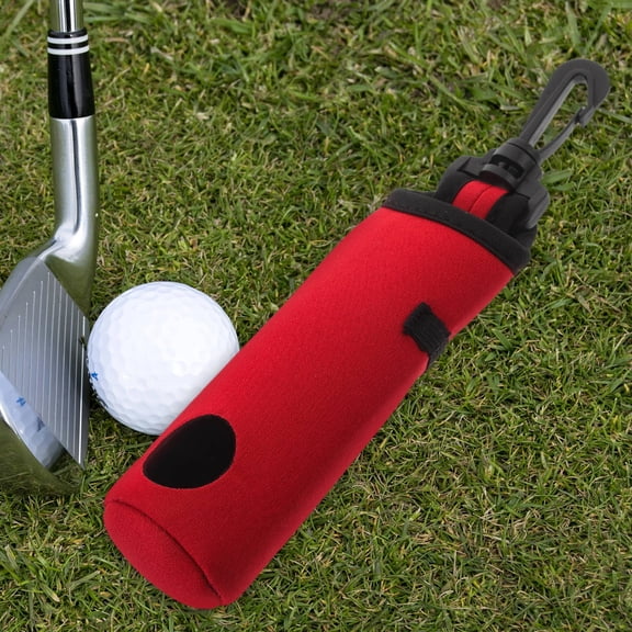 OFFIGAM 2Pcs Golf Zipper Pouch Assorted Color Portable Storage for Travel Needs