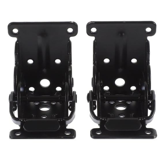 OFFIGAM 2-Pack Black Heavy Duty Folding Table Legs with Self-Locking Hinges for Furniture Support