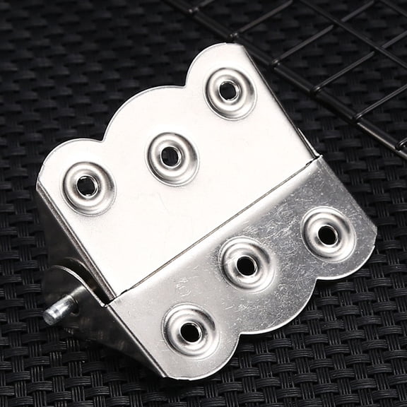 OFFIGAM 2Pcs Heavy Duty Door Hinges Stainless Steel Silver Double Action Butterfly Shape