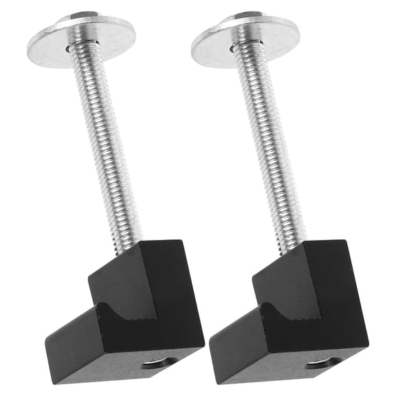 OFFIGAM 2-Pack Heavy Duty Aluminum Alloy Truck Tool Box Mounting Clamps, Accessories for Secure Installation