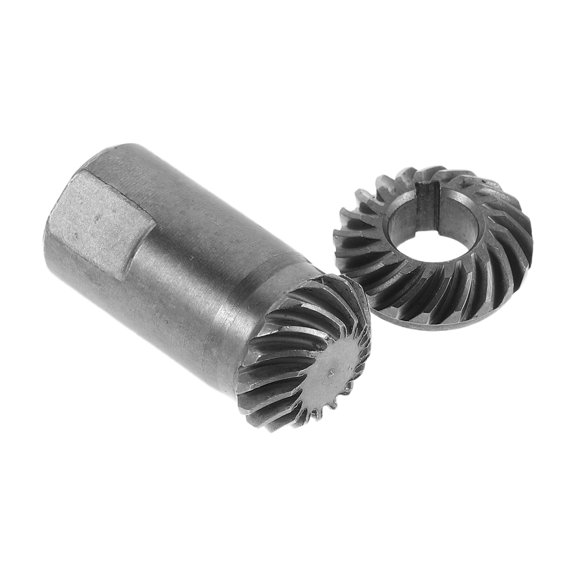 OFFIGAM 2Pcs High Torque Spiral Bevel Gear for Automotive Rc Cars Trucks Black Steel