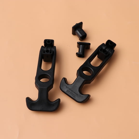 OFFIGAM 2Pcs Hood Latch Hood Lock Coat Finish Bumper Trim Lock for Car Automobile