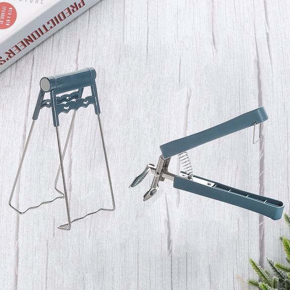 OFFIGAM 2-Pack Hot Dish Clamps Non- Dark Mixed Material Kitchen and Bar Accessories for Home Use
