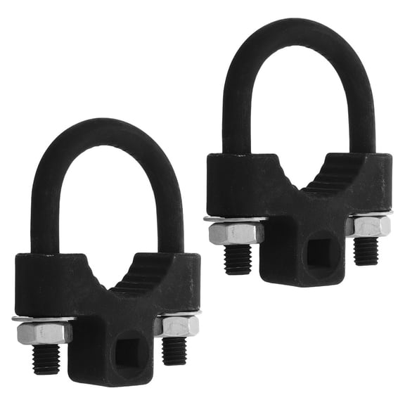 OFFIGAM 2Pcs Inner Tie Rod Extractor Set Ergonomic Black Carbon Steel Tools for Truck and Auto Mechanic Work