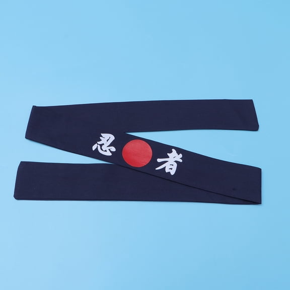 OFFIGAM 2Pcs Japanese Chef Headband Breathable Cloth Head Band for Karate and Cooking