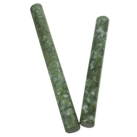 OFFIGAM 2Pcs Kitchen Rolling Rod Green Nonstick Rolling Pin for Dumpling Wrappers