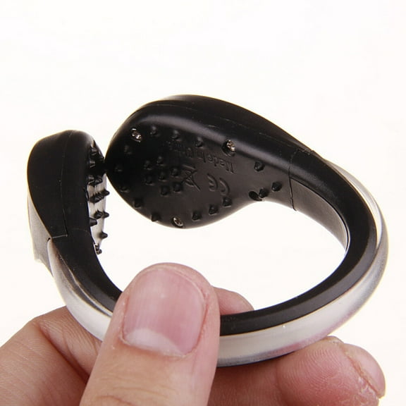 OFFIGAM 2Pcs White LED Flash Shoe Clips with Three Mode Settings for Night Running Safety