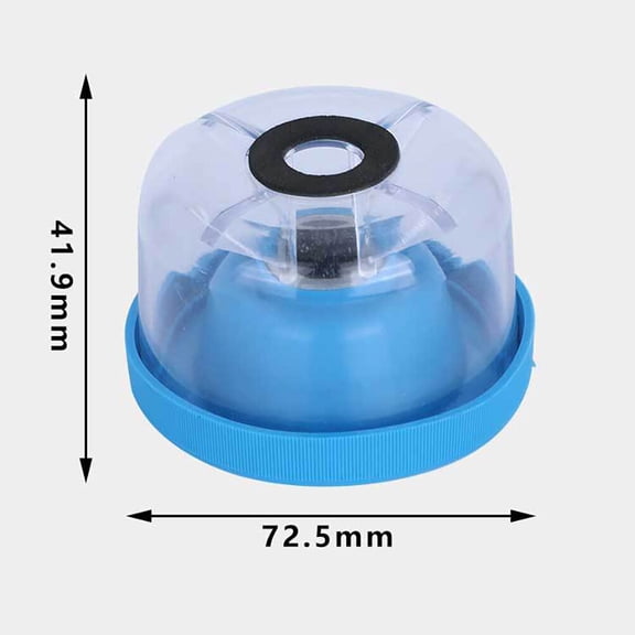 OFFIGAM 2Pcs Large Capacity Sky Blue Drill Cover Collector for Engineering and Wall Drilling