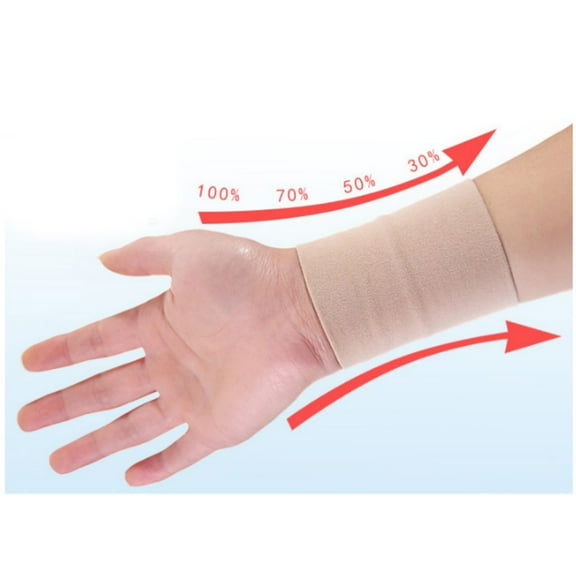 OFFIGAM Support Light Yellow Bracer for Sports Fatigue Relief 2Pcs