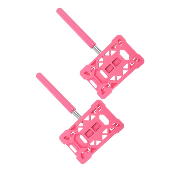 OFFIGAM 2Pcs Lightweight Pink Parking Ticket Holder Rod for Car with Universal Compatibility and Secure Clamp