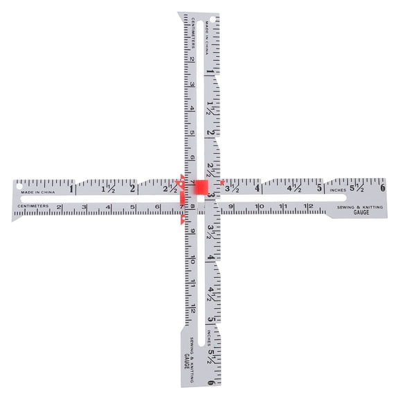 OFFIGAM 2Pcs Lightweight Sewing Quilting Accessories with Clear Markings for Accurate Measurement