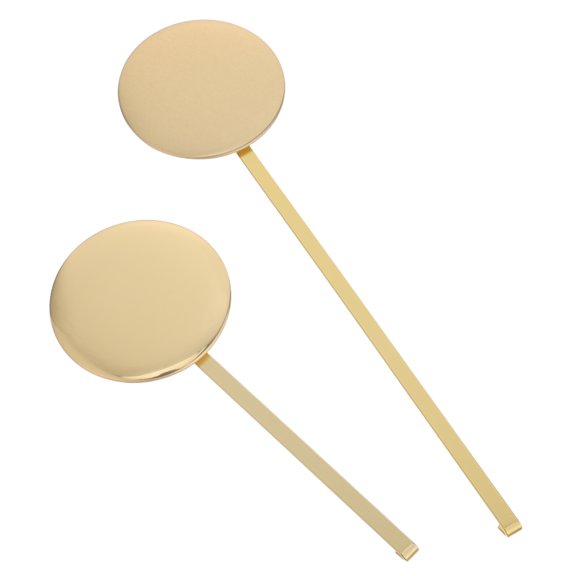 OFFIGAM Easy Install Golden Metal Pendulum for Quartz Wall Clock 2Pcs
